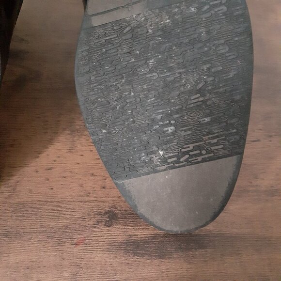 Carlo Pazolini Women's Size 7.5 (EU38) Black Patent Leather Wingtip Ankle Boots - Picture 9 of 15